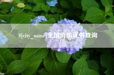 阿克苏全国消防证书查询