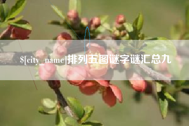 阿克苏排列五图谜字谜汇总九