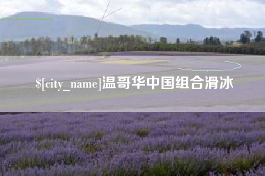 阿克苏温哥华中国组合滑冰