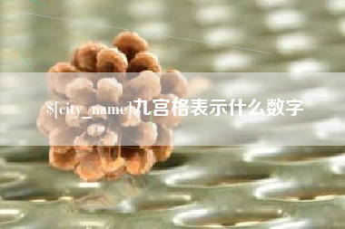 阿克苏九宫格表示什么数字