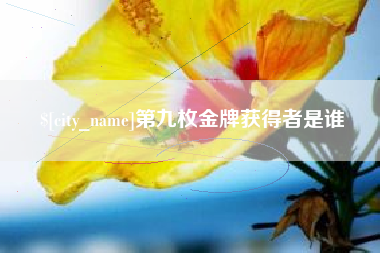 阿克苏第九枚金牌获得者是谁