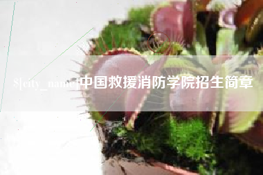 阿克苏中国救援消防学院招生简章