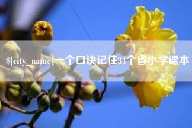 阿克苏一个口诀记住34个省小学课本
