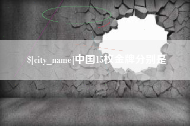 阿克苏中国15枚金牌分别是