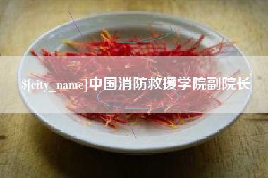 阿克苏中国消防救援学院副院长