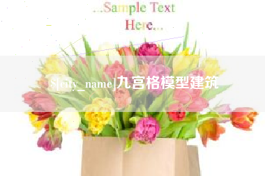 阿克苏九宫格模型建筑