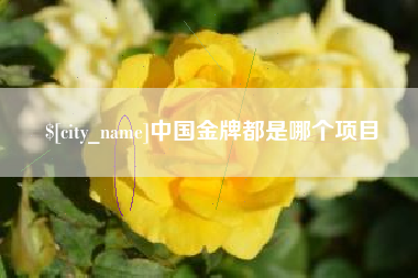 阿克苏中国金牌都是哪个项目