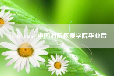 阿克苏中国消防救援学院毕业后
