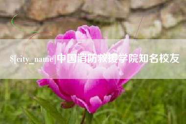 阿克苏中国消防救援学院知名校友