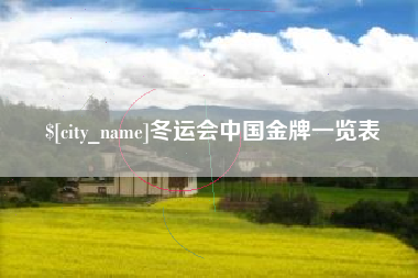 阿克苏冬运会中国金牌一览表