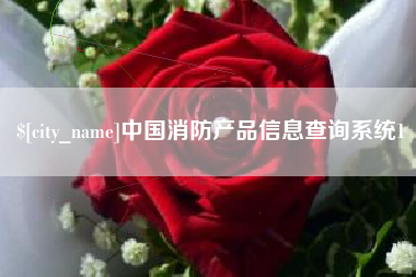 阿克苏中国消防产品信息查询系统1