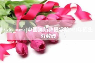 阿克苏中国消防救援学院2021年招生分数线