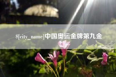 阿克苏中国奥运金牌第九金