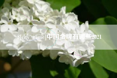 阿克苏中国金牌有哪些2021